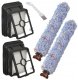 2X SZCZOTKA 2X FILTR DO BISSELL CROSSWAVE 1866 1868 1785 17132 17132 2