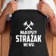 Koszulkowy Najlepszy strażak we wsi - fartuch z nadrukiem 3