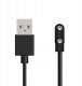 Ładowarka HUL-01 magnetyczna 2-pin 2,8 mm do smartwatchy 60 cm – czarna 1