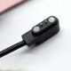 Ładowarka HUL-01 magnetyczna 2-pin 2,8 mm do smartwatchy 60 cm – czarna 3