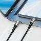Kabel USB LogiLink USB-C - USB-C 2 m Czarno-srebrny (CU0444) 2