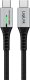 Kabel USB LogiLink USB-C - USB-C 2 m Czarno-srebrny (CU0444) 1