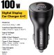 Ładowarka samochodowa Essager 100W USB-C + USB-A 2