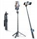 Selfie stick Wozinsky WC1Y70S teleskopowy tripod 1.7m z uchwytem na telefon - czarny 1