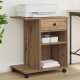vidaXL Stojak na drukarkę Gładki Dąb rzemieślniczy 60 x 40 x 68.5 cm 1