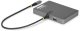 Stacja/replikator StarTech STARTECH.COM USB-C do stacji roboczej z 4 monitorami Adapter 4K 60Hz DisplayPort 140W PD Passthrough USB do klawiatury i myszy TAA 3
