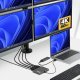 Stacja/replikator StarTech STARTECH.COM USB-C do stacji roboczej z 4 monitorami Adapter 4K 60Hz DisplayPort 140W PD Passthrough USB do klawiatury i myszy TAA 5