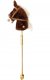 Hobby Horse miękka głowa konia koń na kiju rży 93 cm dźwięki galopu plusz 6