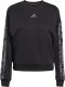 Bluza damska adidas Animal Print 3-Stripes French Terry Sweatshirt czarna JM1835 2XL 2