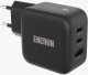 Szybka Ładowarka Sieciowa ENERON GaN 67W SuperFast 2xUSB-C 1xUSB-A PD type-C MOCNA 5