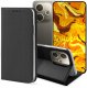 Etui z Klapką Do Oppo A5 Pro 5G (Czarne, Zamykane, Magnetyczne, Kabura) 1