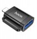 Adapter USB Hoco UA31A USB-A - Lightning Czarny 1