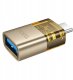 Adapter USB Hoco UA36B USB-A - USB-C Złoty 1