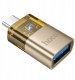 Adapter USB Hoco UA36B USB-A - USB-C Złoty 2