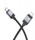 Kabel USB C do Lightning Hoco PD 27W 1 m X110 czarny 2