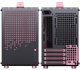 Obudowa Jonsplus Z20 Micro-ATX Obudowa z uchwytem - czarny/różowy 4
