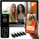 Wideodomofon Analogowy WiFi Zintronic ZWD-BLV2 8" IPS 2MP Stacja bramowa, Zestaw 1