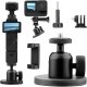 MAGNETYCZNY UCHWYT KULOWY Z GWINTEM 1/4" DO KAMER SPORTOWYCH, M.IN. INSTA360, DJI OSMO POCKET, ACTION 1