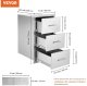Szuflady do kuchni zewnętrznej 41x72x52 stal nierdzewna do BBQ i patio 2