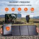 Ładowarka solarna Azo Panel solarny 120W składany ETFE, USB/DC, wodoodporny  dom/off-grid 6