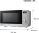 Panasonic NN-SD37QSEPG Kuchenka mikrofalowa 29L 1000W 5