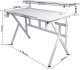Biurko gamingowe z półką Cobra CR4010WH białe 120 cm 9