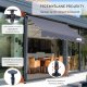 vidaXL Markiza tarasowa szerokość 2 m ręczna, regulowany daszek z zasłoną na balkon 3
