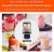 Blender gastronomiczny szary kielichowy 2l 9 biegów stalowy smoothie lód 6