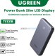Powerbank 10000mAh UGREEN PB507 20W PD USB + USB-C (szary) 1