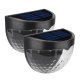 Kinkiet ProGarden Q30D1 LAMPKI SOLARNE ŚCIENNE  OGRODOWE    LED 8 SZT. 12