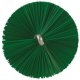 Vikan Pipe cleaner, Vikan, 50cm, Ø4cm, green, polyester/PP/stainless steel, rigid 3