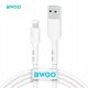 BWOO BWOO cable X172L USB - Lightning 1 0m 3A white 1