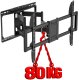 VETOUSON Extra Mocny Uchwyt TV Wieszak do Telewizora 32-100 cali 80kg VX-452 regulacja 5