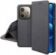 Etui MAGNET do Oppo A5 Pro 5G Zamykane Czarne Futerał + Szkło 9H 5