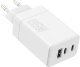 Maxlife ładowarka sieciowa PD QC MXTC-08-65ACC 2x USB-C 1x USB 65W biała 3