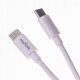 Maxlife ładowarka sieciowa PD QC MXTC-06-20C 1x USB-C 20W biała + kabel USB-C - USB-C 20W 3