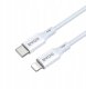 BWOO kabel USB-C - Lightning 1m 27W ABS + TPE X283 C-L biały 3