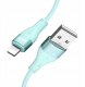 BWOO kabel USB - Lightning 1m 3A Minimalist Silicone niebieski X280L 3