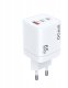 BWOO ładowarka sieciowa 65W PD CDA147 2x USB-C 1x USB biała 3