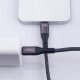 Maxlife kabel magnetyczny MXUC-11 USB-C - Lightning 1,0 m 27W czarny nylonowy 5