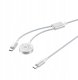 XO ładowarka bezprzewodowa indukcyjna CX030 czarna do Apple Watch z kablem USB-C -USB-C 2