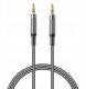 XO kabel audio NB-R279C jack 3,5mm - jack 3,5mm 1,0m czarny 1