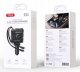 XO ładowarka samochodowa CC66 104W 1x USB 1x USB-C czarna z kablem USB-C i kablem Lightning 7