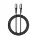 BWOO BWOO kabel Pleciony USB-C - USB-C 3m 60W czarny 1