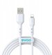 BWOO kabel USB - Lightning 2m 3A biały 1