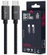 Maxlife kabel MXUC-12 USB-C - USB-C 1,0 m 60W czarny 1
