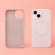 Etteri Nakładka Silicone Thin Mag do iPhone 12 / 12 Pro 6,1" jasnoróżowa 1