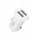 XO ładowarka samochodowa CC67 12W 2x USB biała 1