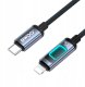BWOO BWOO kabel pleciony z podświetleniem PD 27W X324CL USB-C - Lightning 4