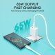 BWOO BWOO kabel silikonowy X329CC 65W USB-C 1m biały 2
